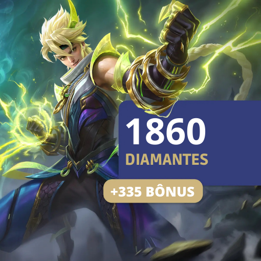 1860 DIAMONDS + 335 DE BÔNUS - MOBILE LEGENDS