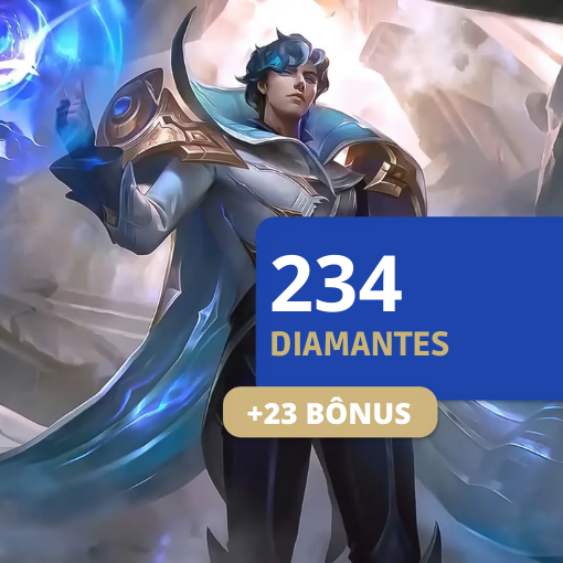 234 DIAMONDS + 23 DE BÔNUS - MOBILE LEGENDS